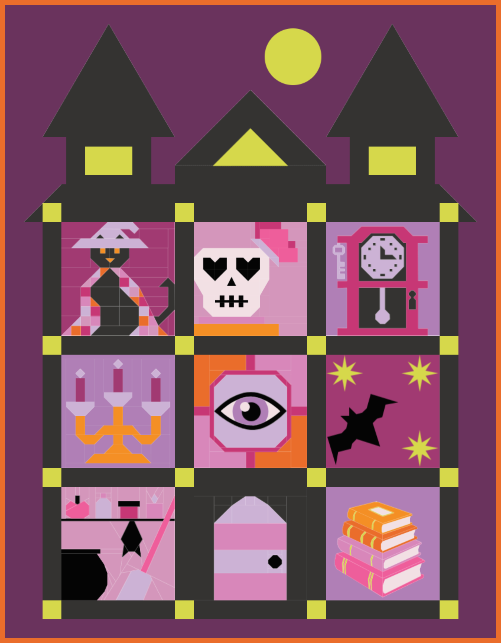 The Forgotten Rooms Quiltalong - Mad Madam Mim