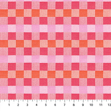 PRE-ORDER Checkmates Wovens // Alternate - Bubblegum // Anna Maria Textiles