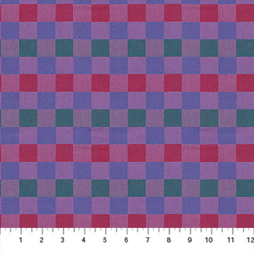 PRE-ORDER Checkmates Wovens // Alternate - Blueberry // Anna Maria Textiles