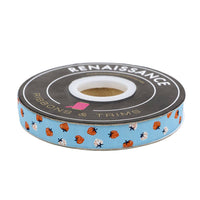 5/8" Strawberry Toss in Kim Blue // Kimberly Kight
