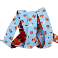 5/8" Strawberry Toss in Kim Blue // Kimberly Kight