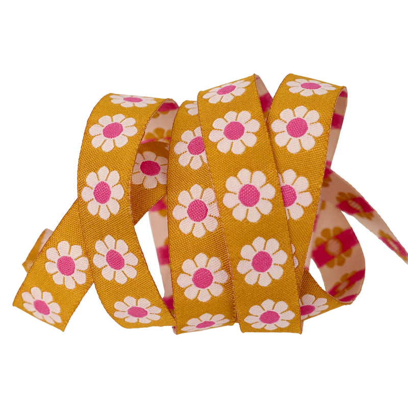 5/8" Daisy Ribbon // Alexia Abegg // Renaissance Ribbons