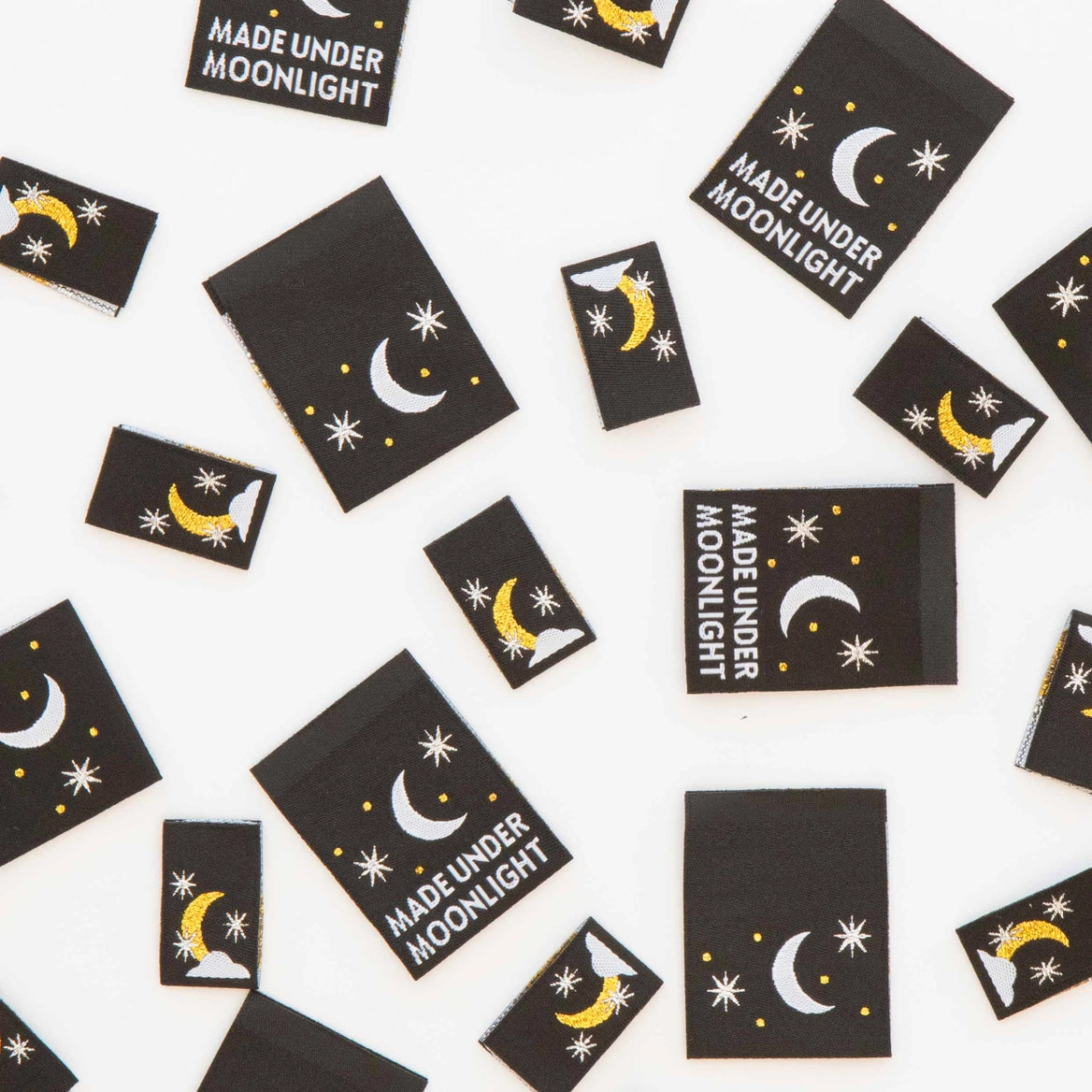 Made Under Moonlight Woven Labels by Sarah Hearts