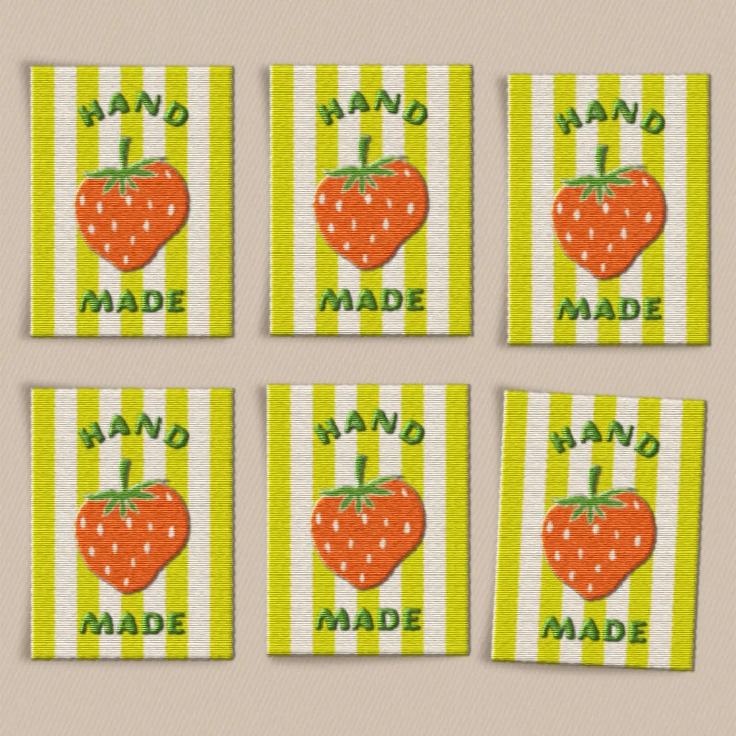 Strawberry Labels // Matchy Matchy Sewing Club