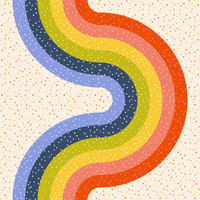 Looper Quilt Kit // Starry Rainbow // Miss Make