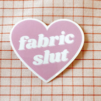 Fabric Slut Vinyl Sewing Sticker