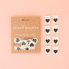 Black Heart - Sewing Organic Cotton Labels by Sarah Hearts