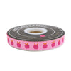 5/8" Catnap - Apples in Pink Ribbon // Alexia Abegg // Renaissance Ribbons