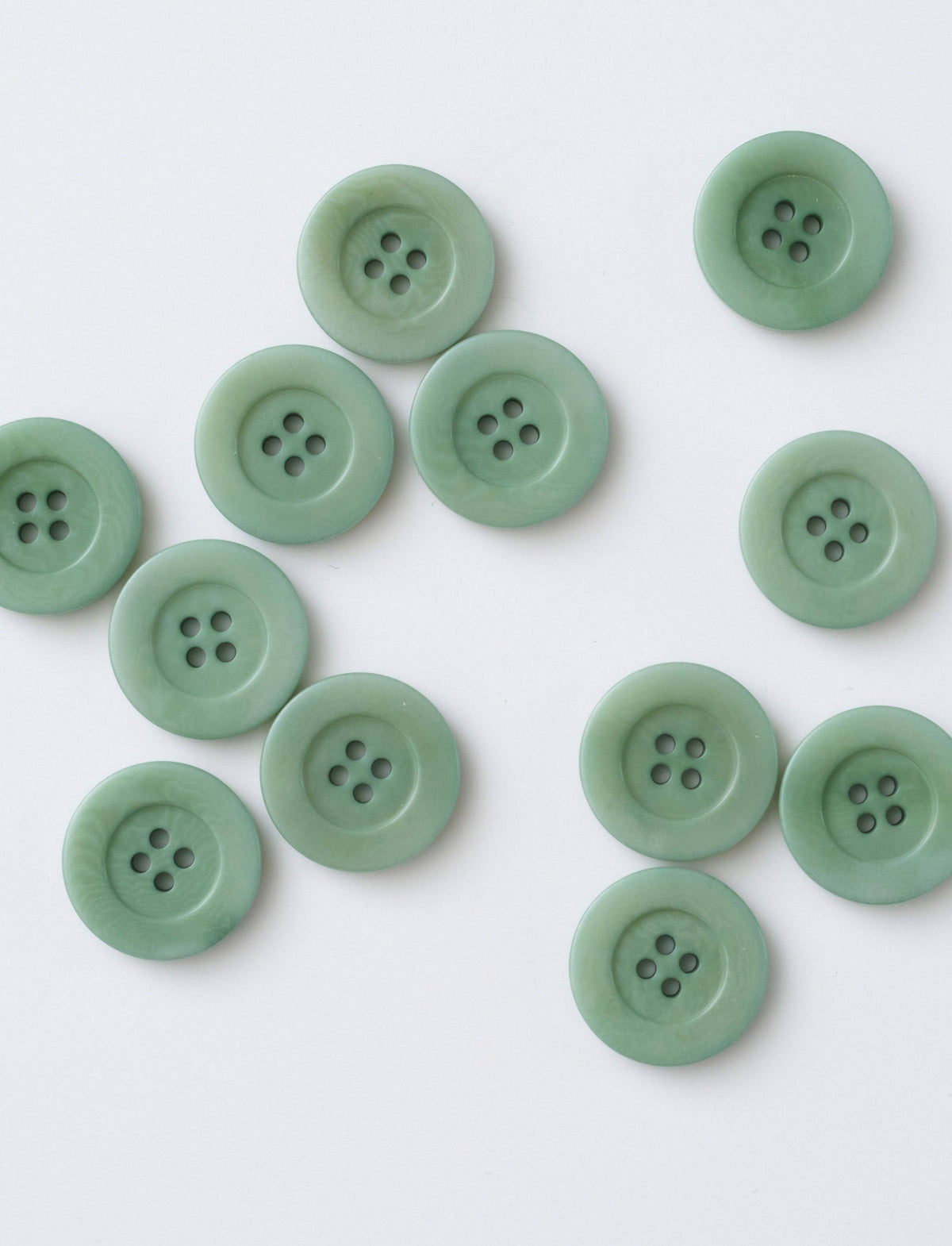 Jadite 1" Corozo Nut Buttons // Matchy Matchy Sewing Club
