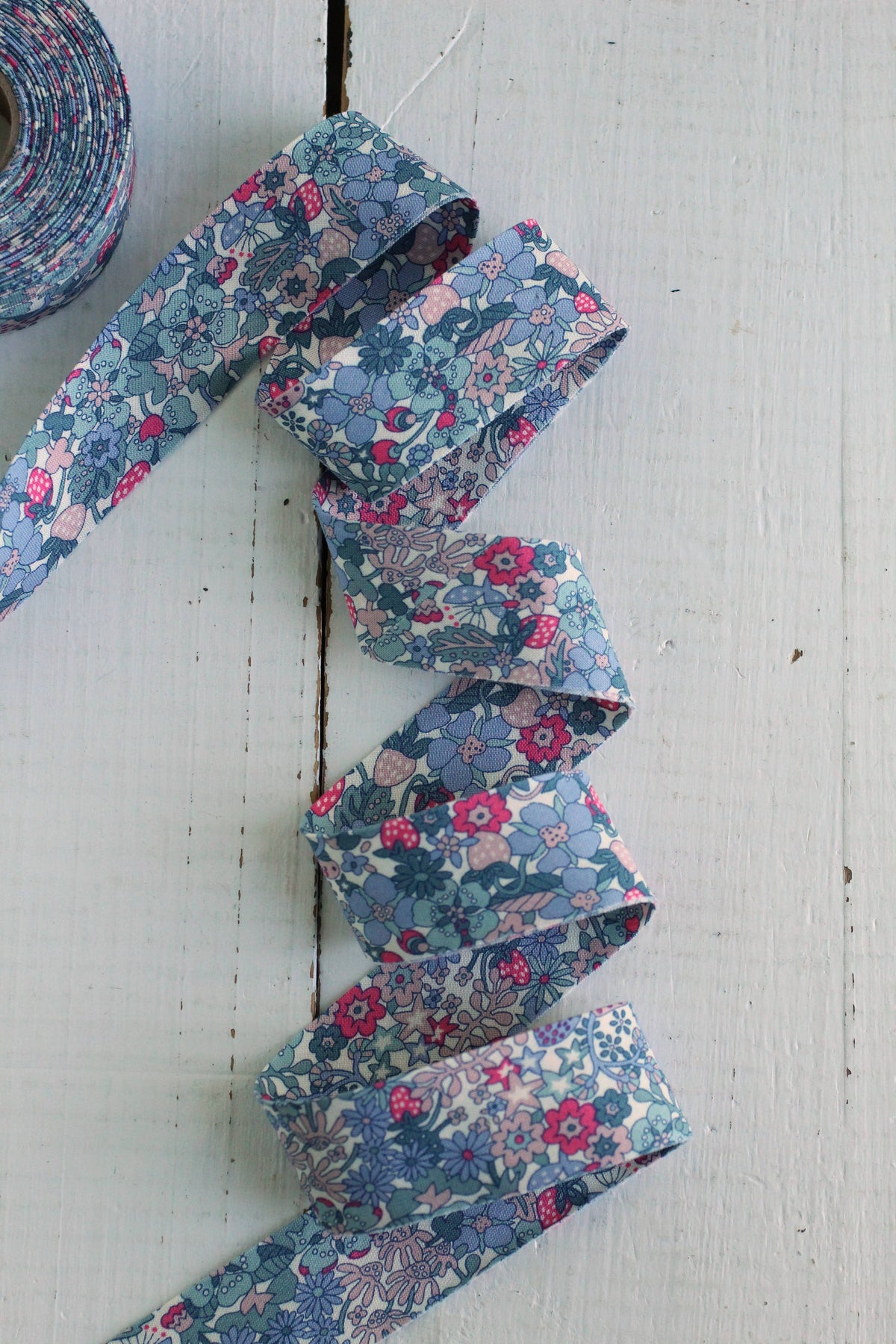 2.5" Bias Quilt Binding // Liberty Forest A