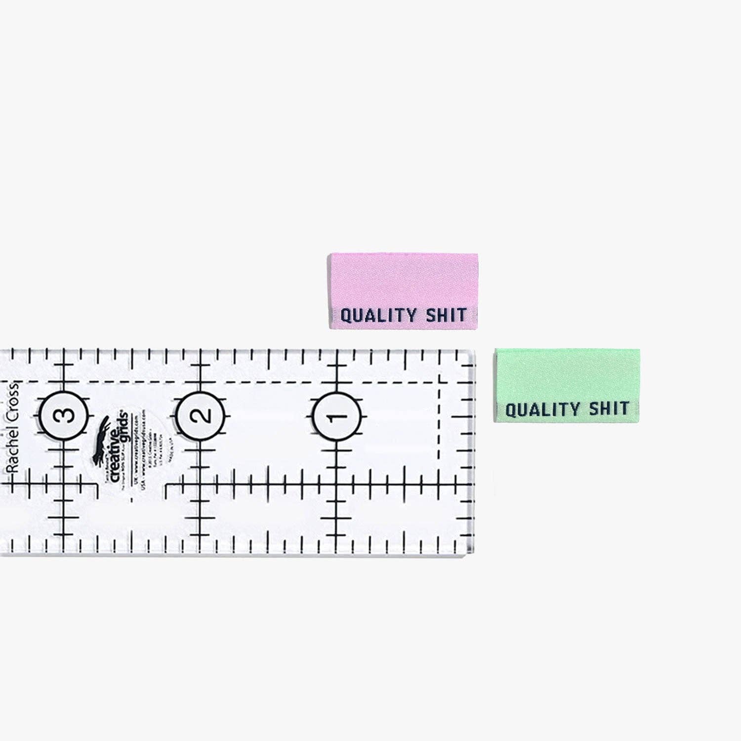 Quality Shit Woven Labels (Pastel) // Kylie + the Machine