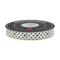 5/8" Ooh Lucky Lucky - Moon & Stars in Natural Ribbon // Alexia Abegg // Renaissance Ribbons