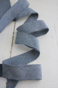 2.5" Bias Quilt Binding // Chambray Indigo