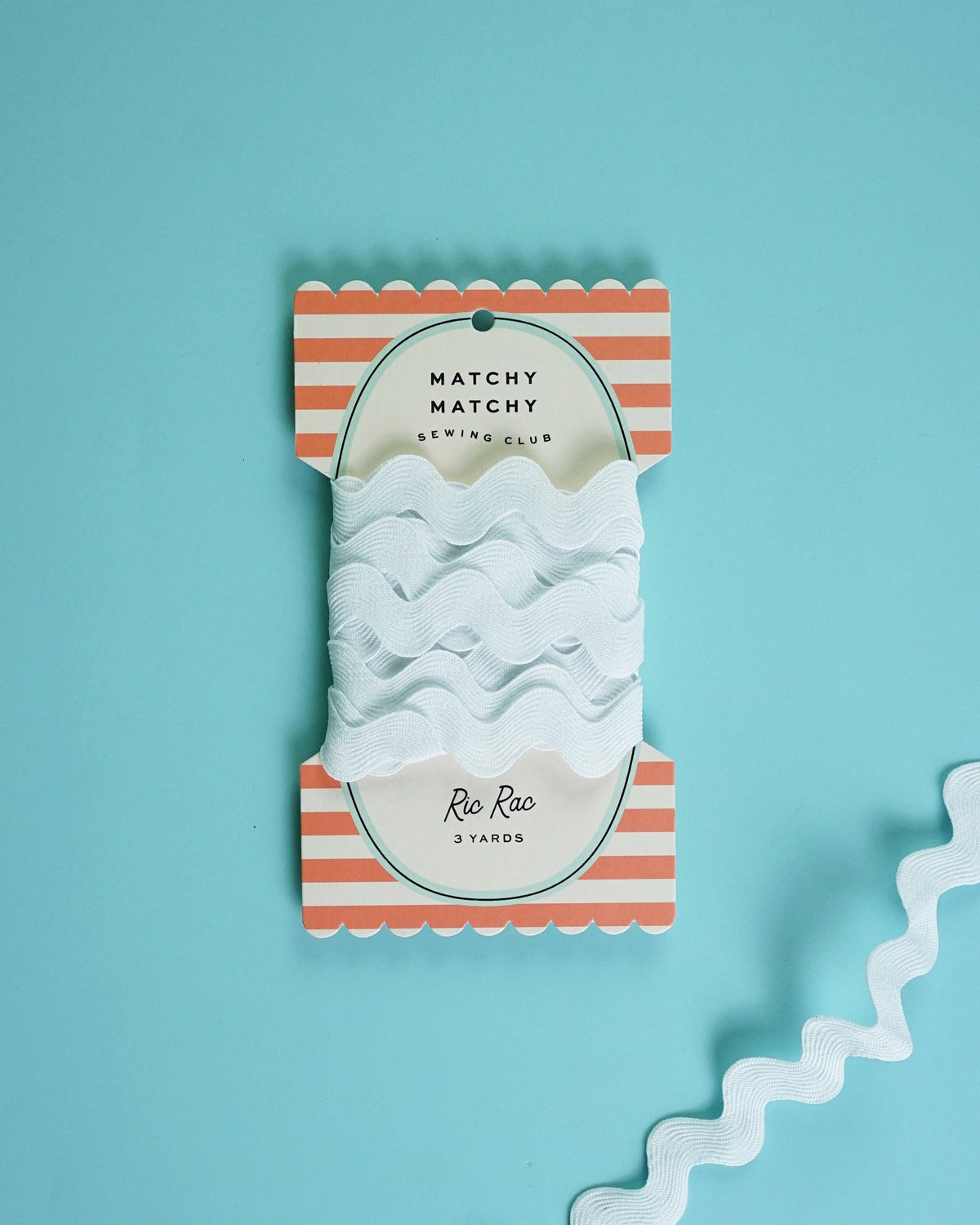 Chalk Big Ric Rac - 3 yards // Matchy Matchy Sewing Club