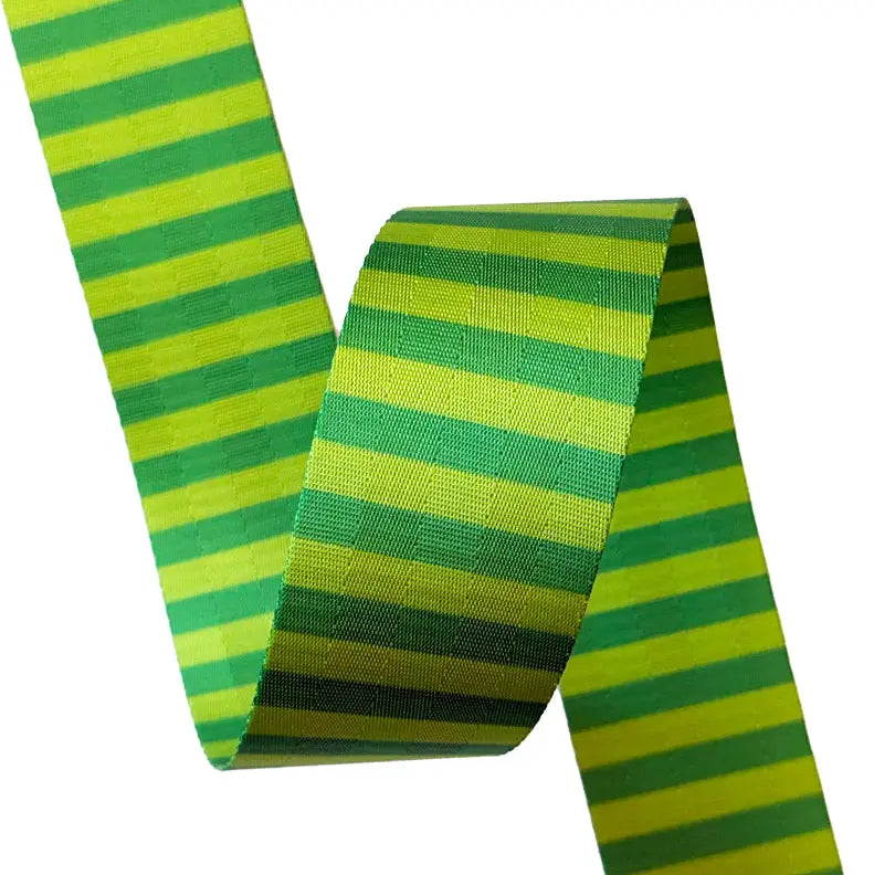 Green Stripe - 2" Webbing // Sassafras Lane