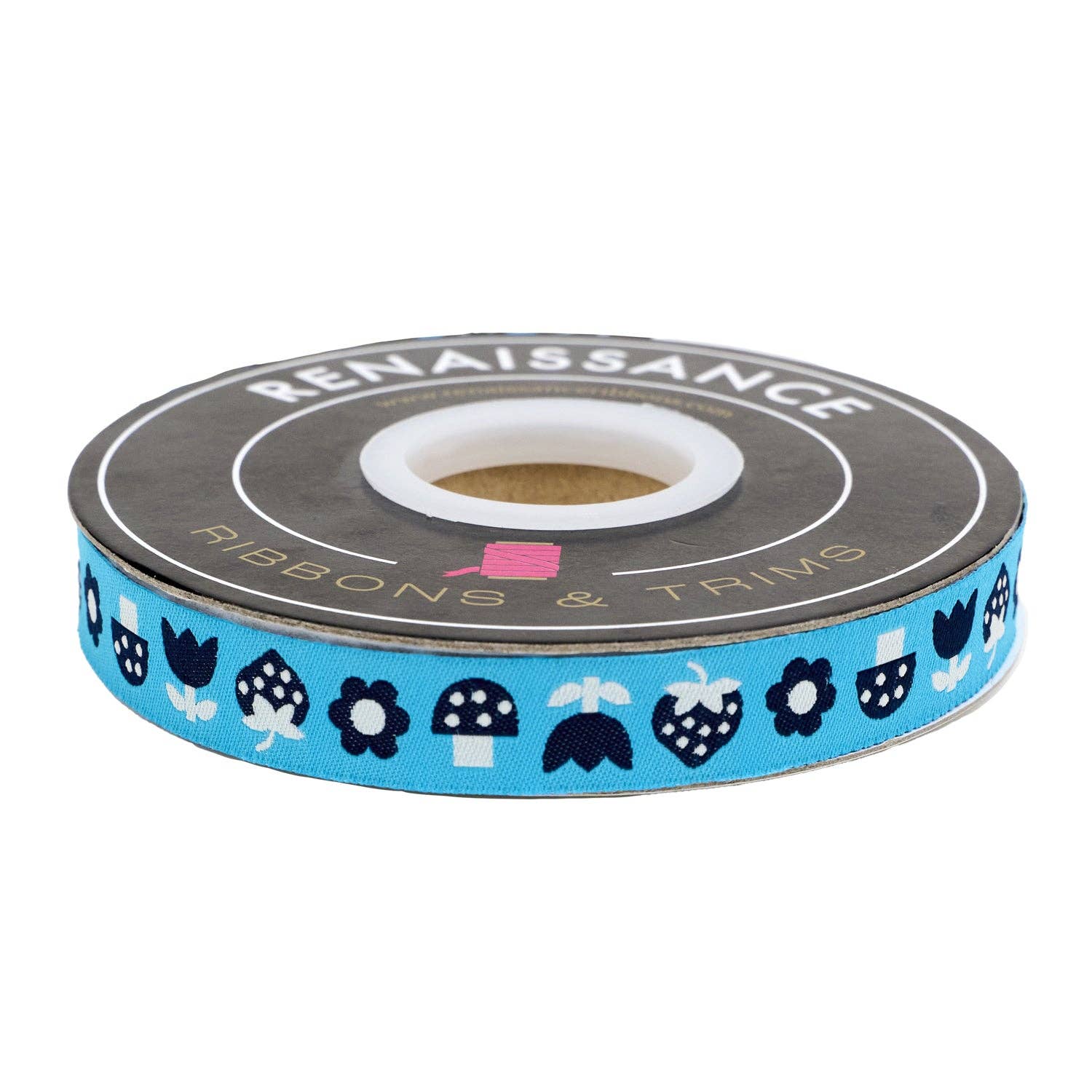 5/8" Strawbitties in Vintage Blue // Kimberly Kight
