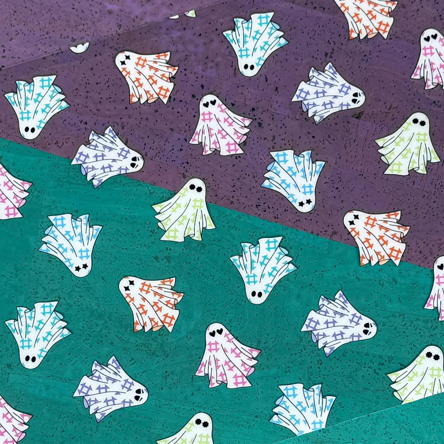 Quilty Ghosts Clear TPU Vinyl // Sassafras Lane