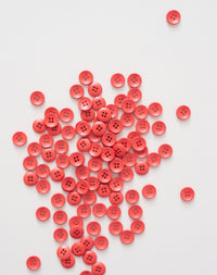 Tomato Mini Retro Buttons // Matchy Matchy Sewing Club