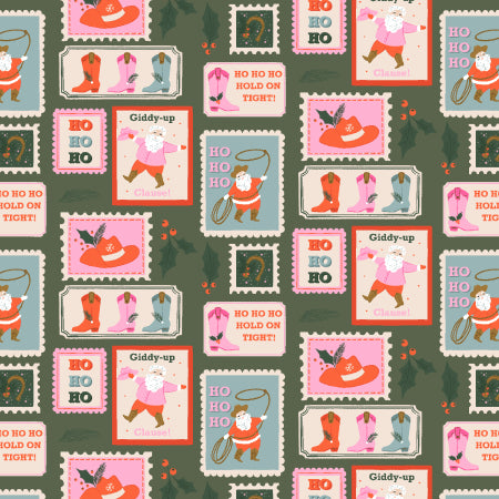 PRE-ORDER Yee-Haw Holidays // Christmas Post - Giddy Up Clause // Dominika Godette