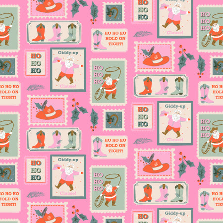 PRE-ORDER Yee-Haw Holidays // Christmas Post - Pretty in Pink // Dominika Godette