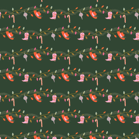 PRE-ORDER Yee-Haw Holidays // Giddy-Up Garland - Howdy Christmas Metallic // Dominika Godette