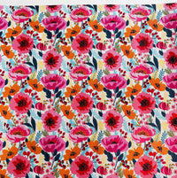 Poppy Punch Vinyl | 18" x 54" Roll