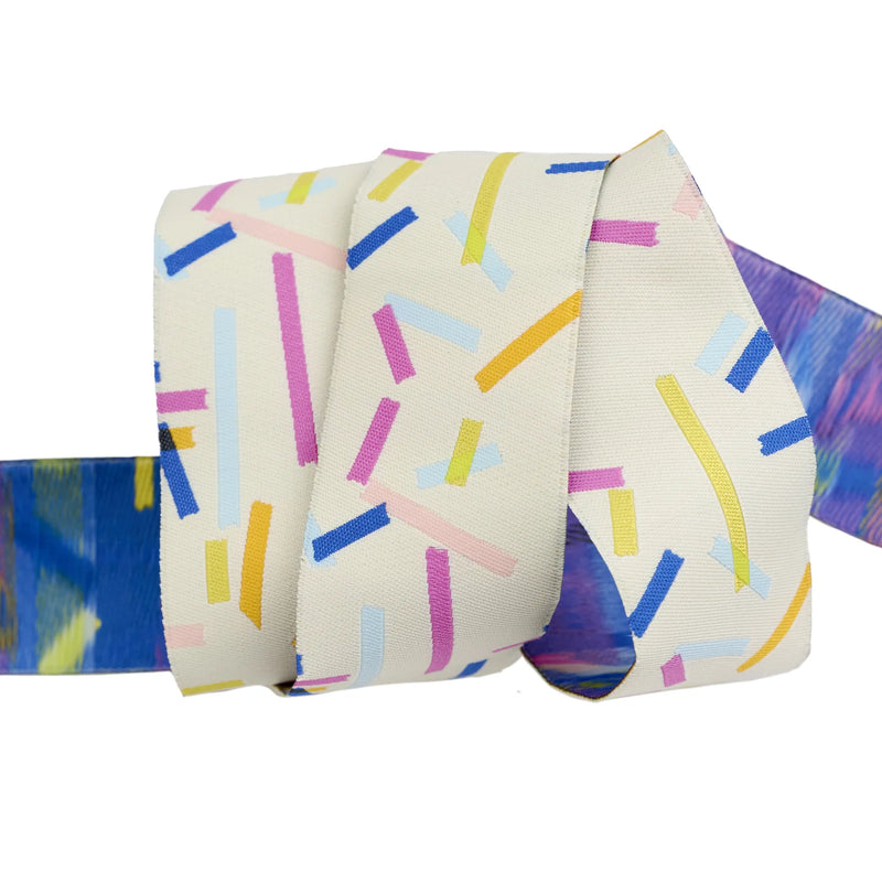 1 1/2" Salutations - Washi in Cream Ribbon // Rashida Coleman-Hale // Renaissance Ribbons