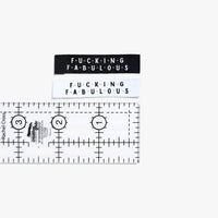 Fucking Fabulous Woven Labels // Kylie + the Machine
