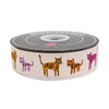 1 1/2" Catnap Tiger Stripes - Natural Ribbon // Alexia Abegg // Renaissance Ribbons