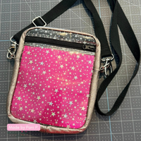 Clear Glitter Stars Vinyl 18" x 56"