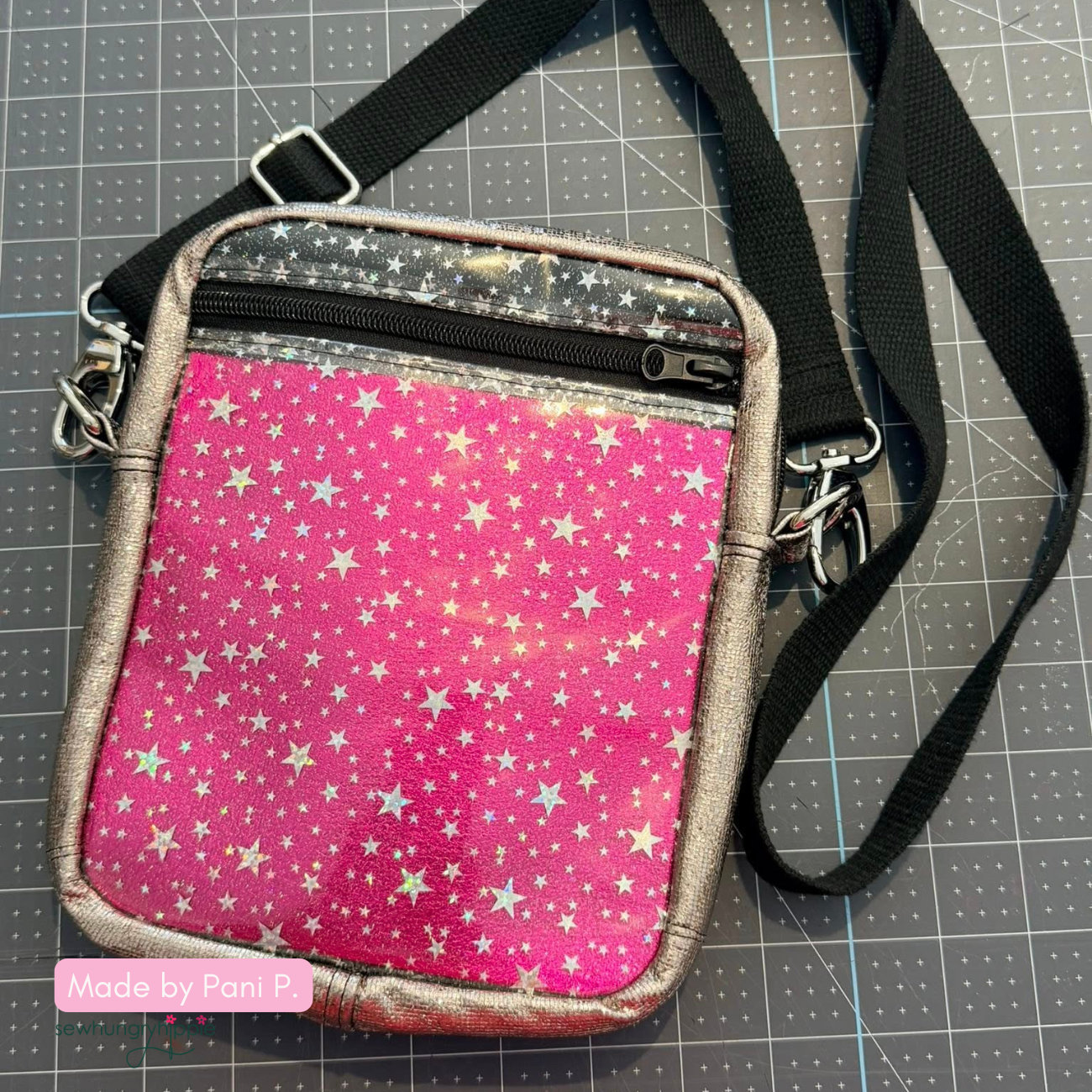 Clear Glitter Stars Vinyl 18" x 56"