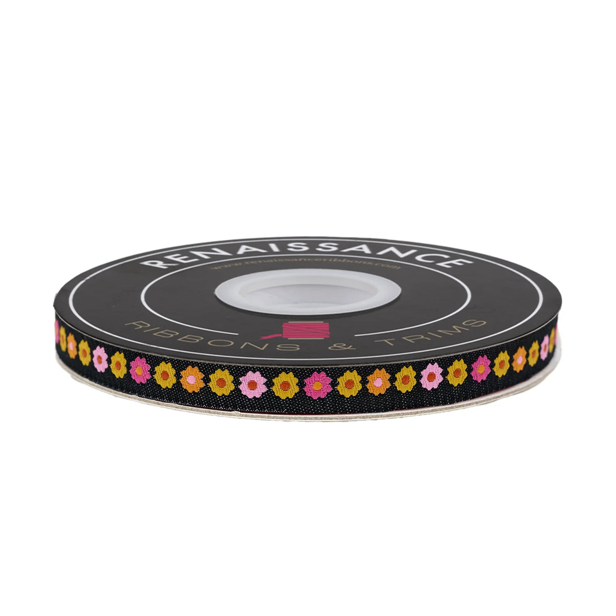 3/8" Ooh Lucky Lucky - Garland in Black Ribbon // Alexia Abegg // Renaissance Ribbons
