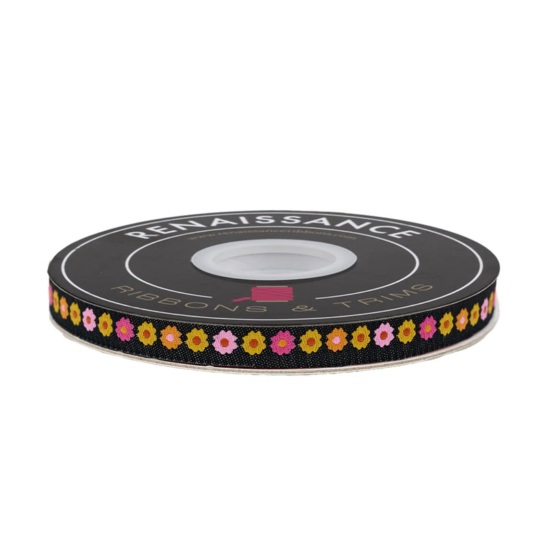 3/8" Ooh Lucky Lucky - Garland in Black Ribbon // Alexia Abegg // Renaissance Ribbons
