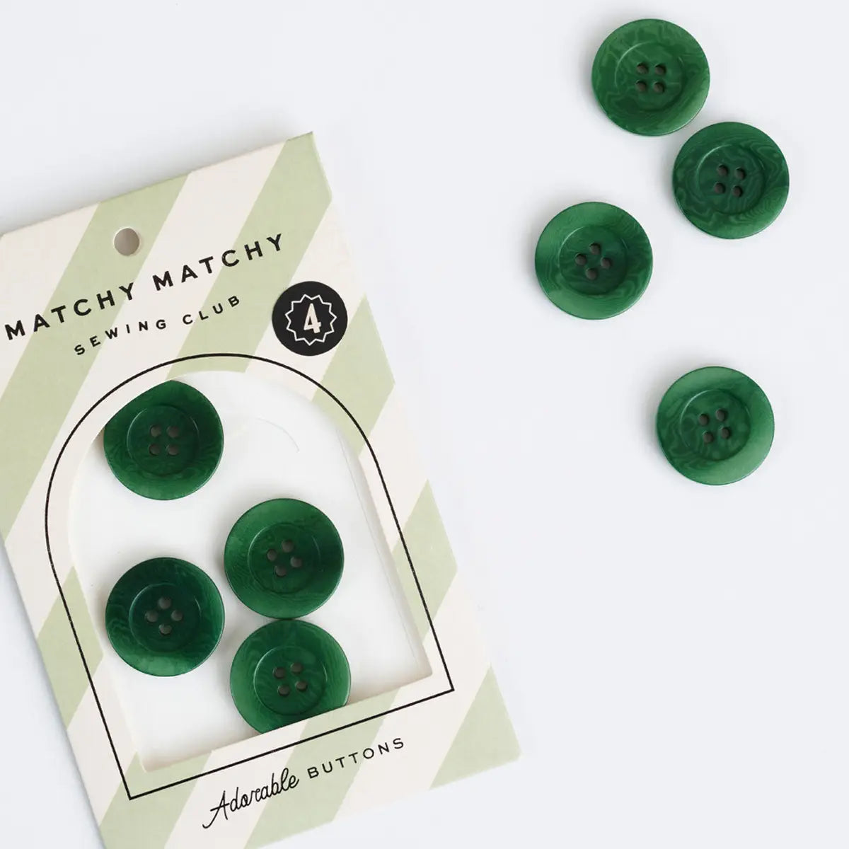 Juniper 1" Corozo Nut Buttons by Matchy Matchy Sewing Club