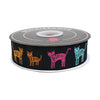 1 1/2" Catnap Tiger Stripes - Black Ribbon // Alexia Abegg // Renaissance Ribbons