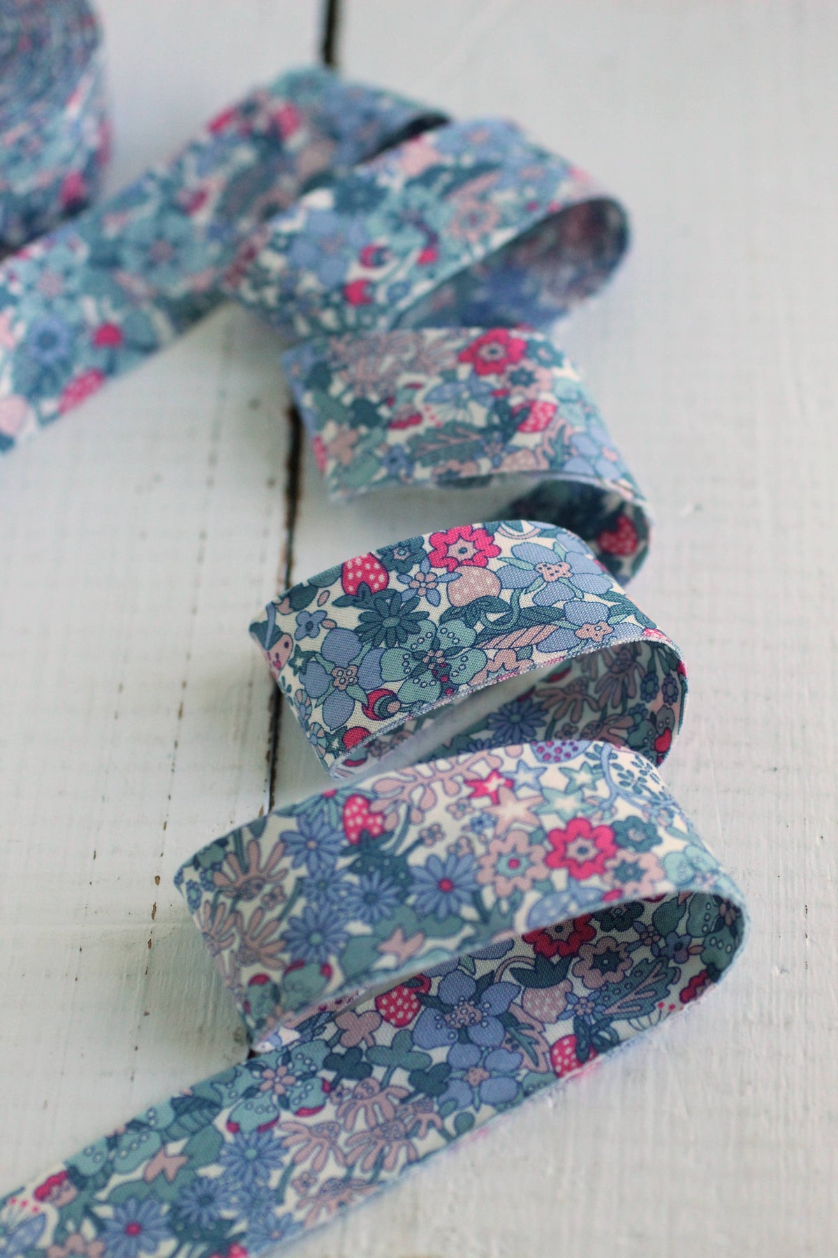 2.5" Bias Quilt Binding // Liberty Forest A