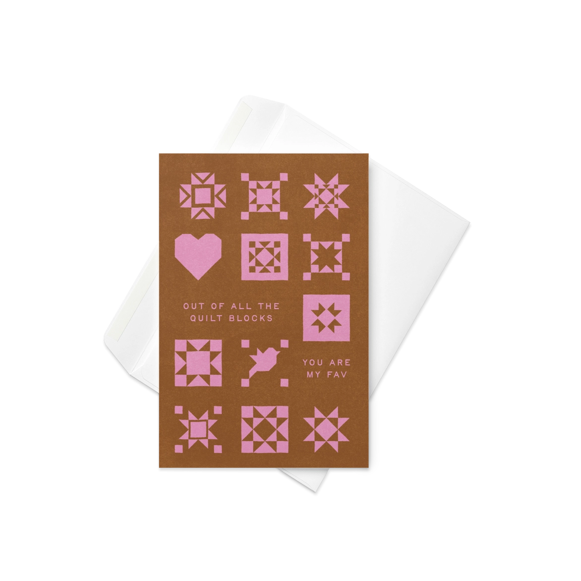 Out of All the Quilt Blocks Card // Toad & Sew