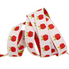 5/8" Catnap - Apples in Natural Ribbon // Alexia Abegg // Renaissance Ribbons