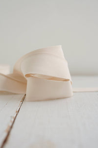 2.5" Bias Quilt Binding // Cream Solid // Bessie Pearl