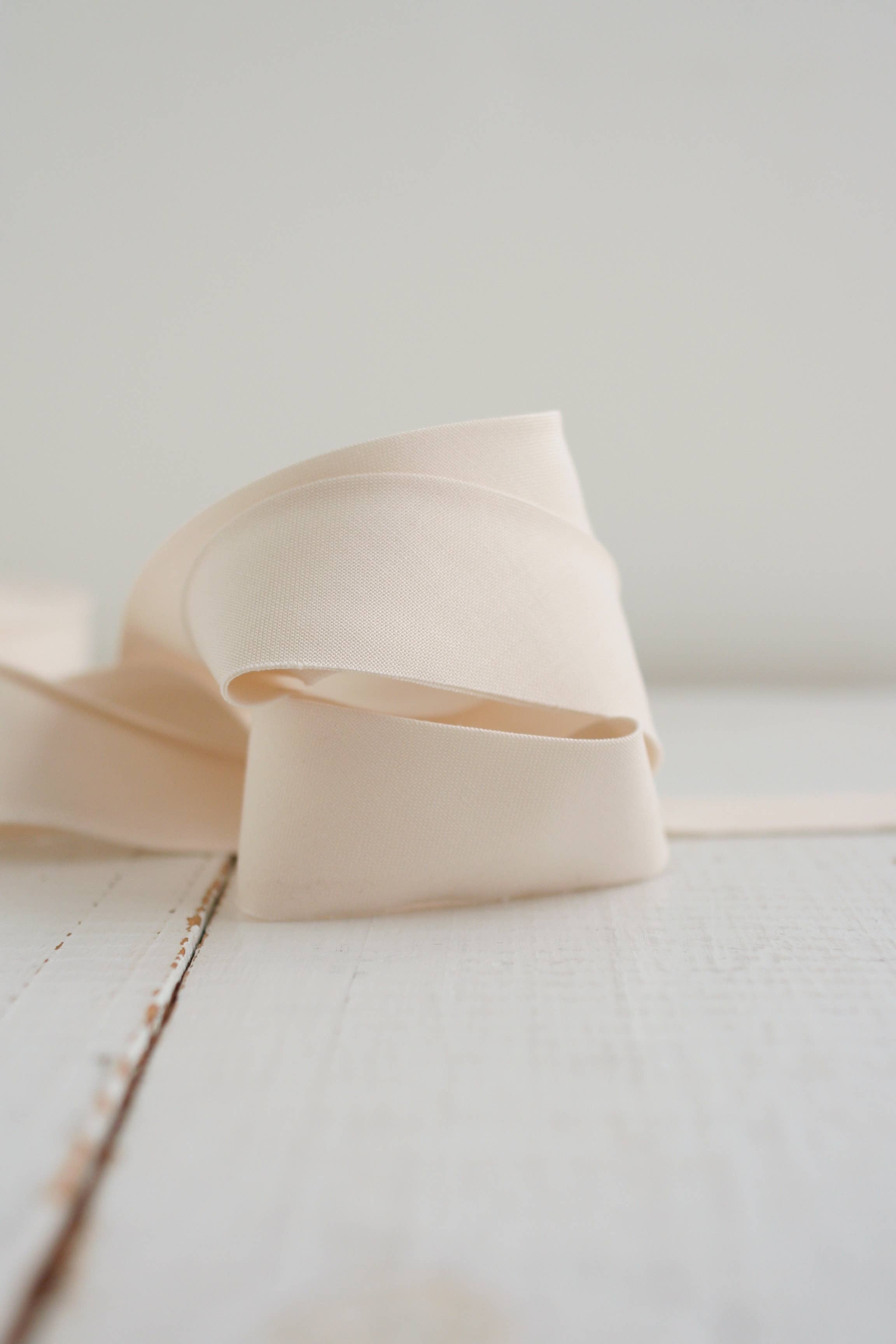 2.5" Bias Quilt Binding // Cream Solid // Bessie Pearl