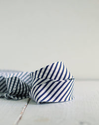 2.5" Bias Quilt Binding // Navy Stripe