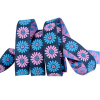 5/8" Vintage Flower in Navy // Melody Miller