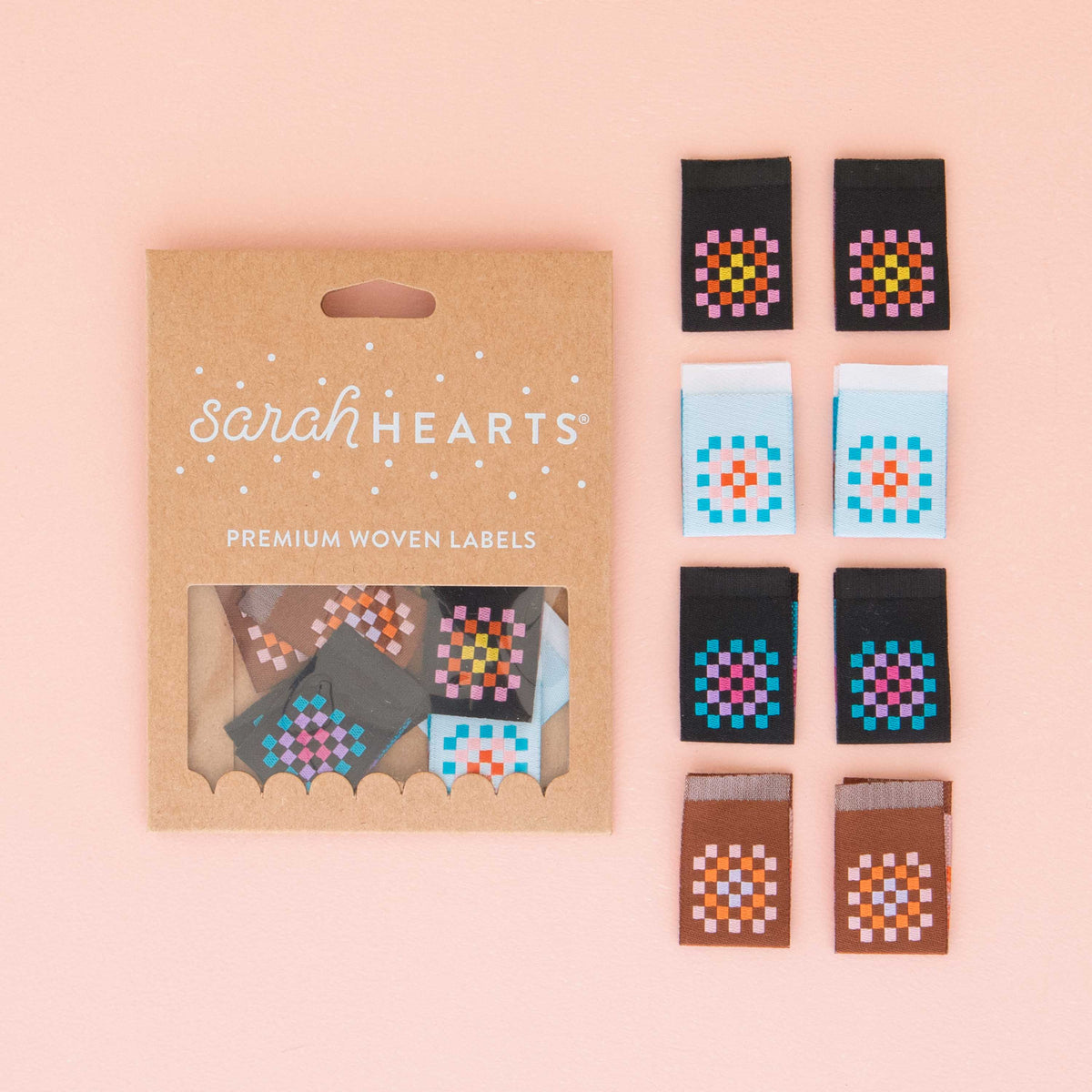 Granny Square Multipack - Sewing Woven Labels by Sarah Hearts