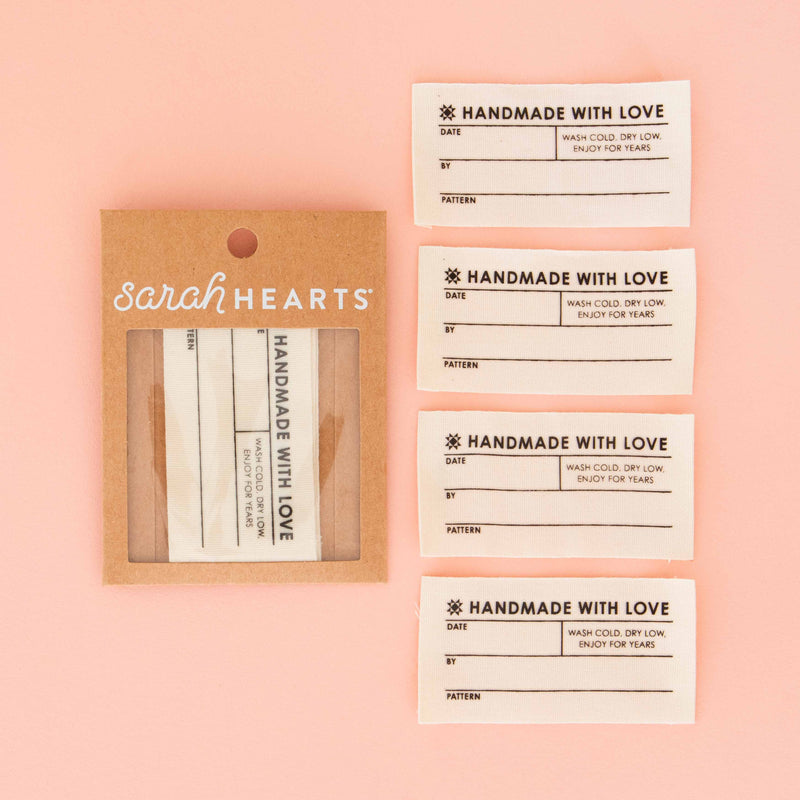 Quilt Info - Organic Cotton Labels by Sarah Hearts