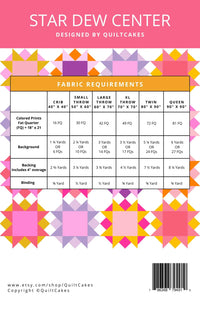 Star Dew Centers // Quilt Cakes