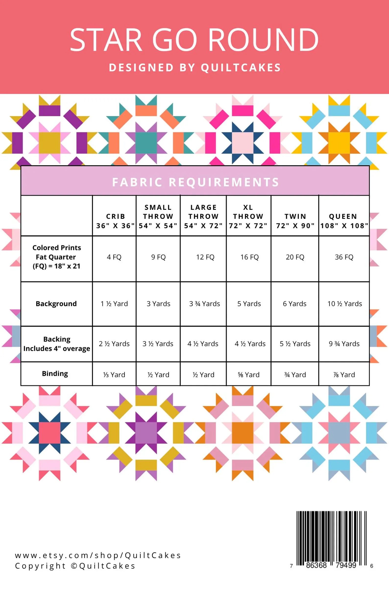 Star Go Round // Quilt Cakes