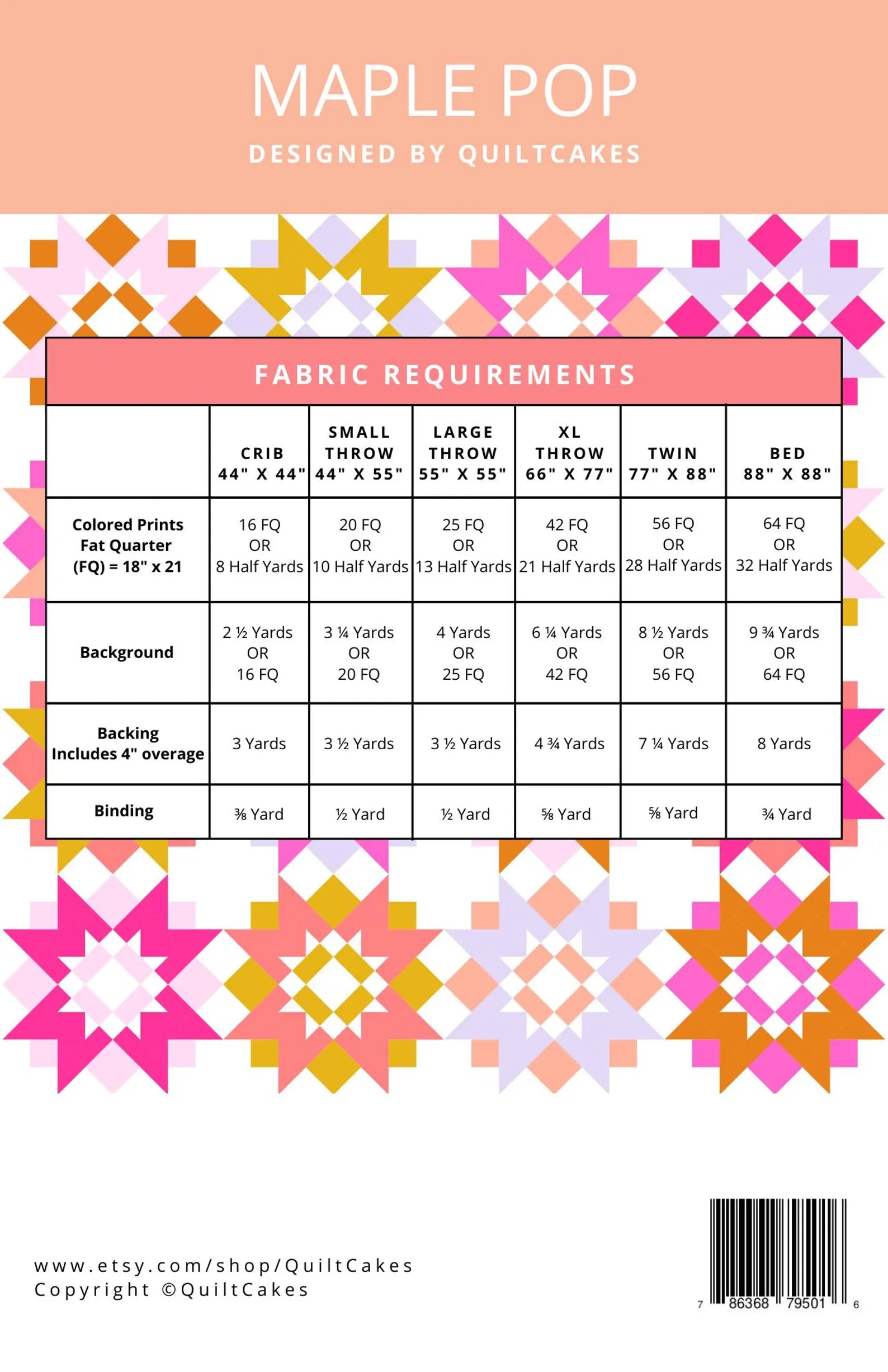 Maple Pop // Quilt cakes