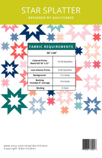 Star Splatter // Quilt Cakes