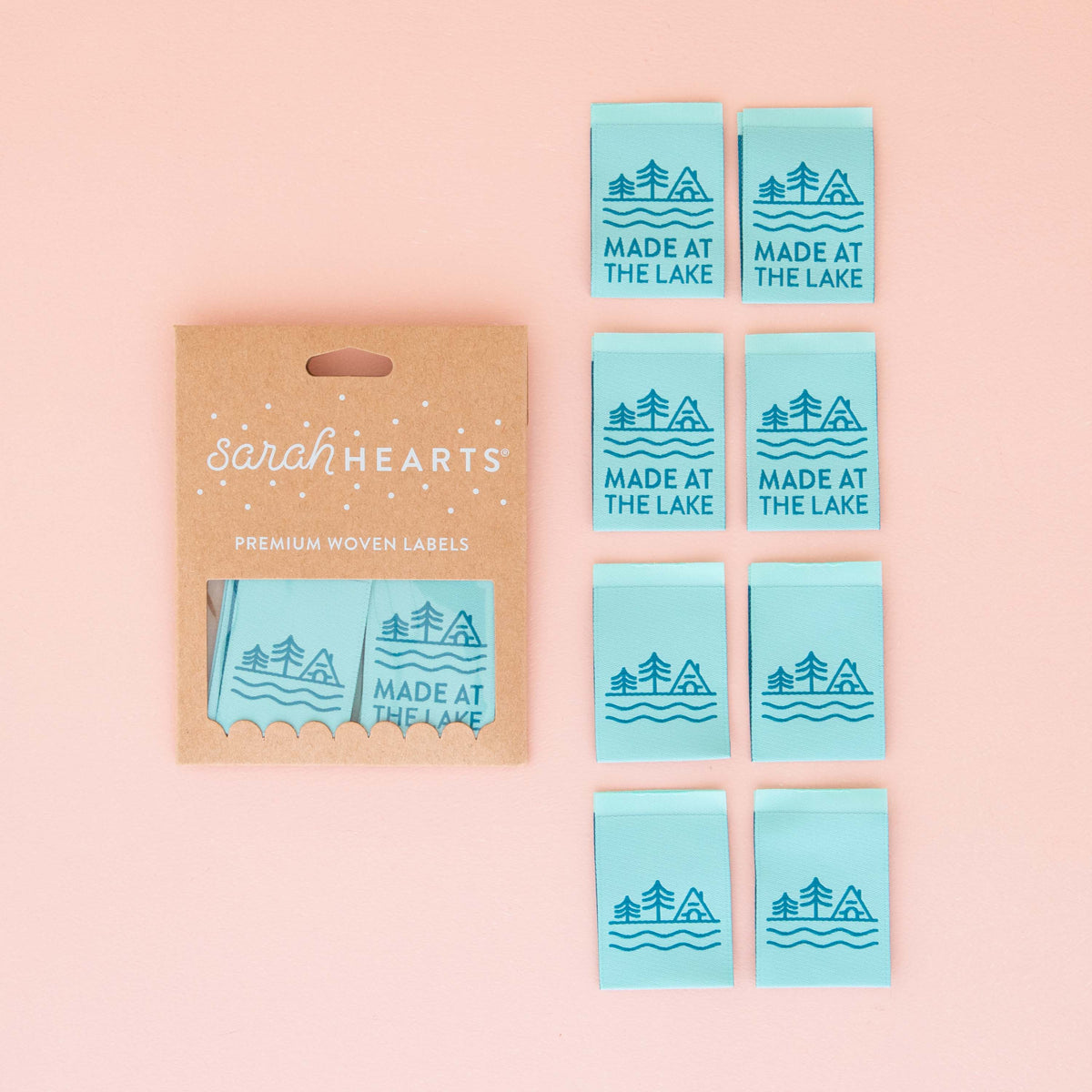 Made at the Lake - Sewing Woven Labels by Sarah Hearts