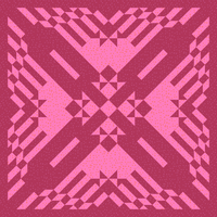 Nebulous Quilt Kit // 2 Tone Plum & Pink // Toad + Sew